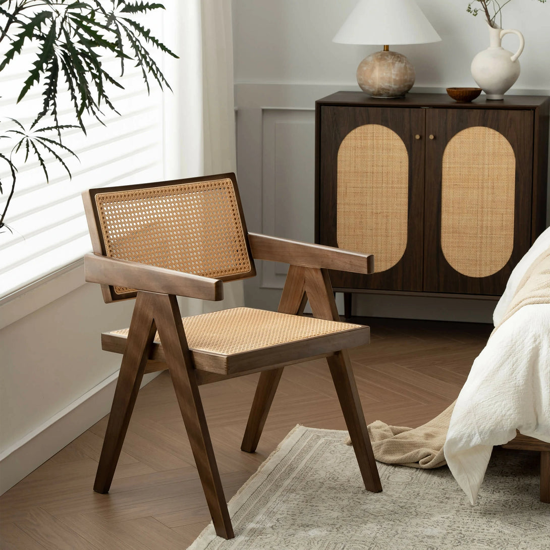 Rattan Dining Chair: Breathable & Comfortable – EYYTHUNG